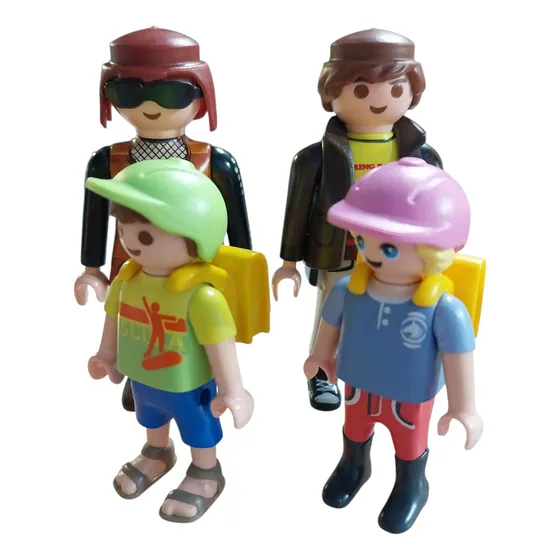 Playmobil Familia Tradicional N°4 Pack Tienda Playmat