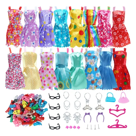 Accesorios Para Muñecas Compatible Con Barbi E 42 En Total