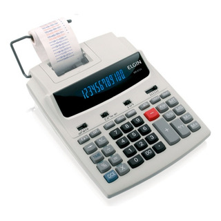 Calculadora De Mesa Com Bobina Visor 12 Dígitos Mr6124 Elgin Calculadora De Mesa Com Bobina Visor 12 Dígitos Mr6124 Elgin