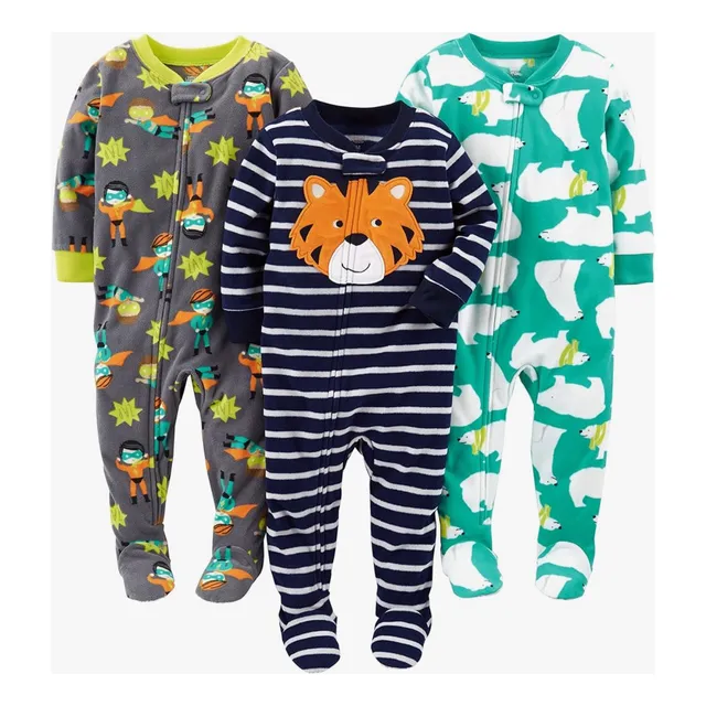 Pack De 3 Pijamas Carter Talla 12meses. Tipo Polar Hombre