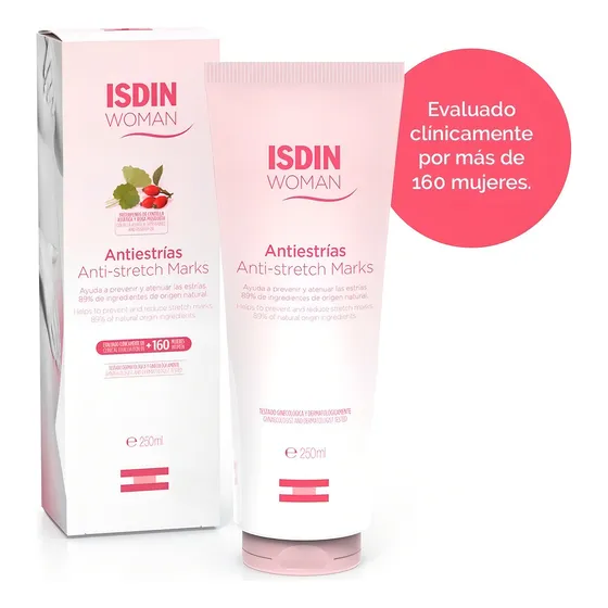 Crema Antiestrías Rosa Mosqueta | Isdin Woman | 250ml