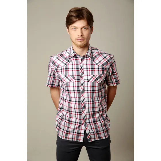 Camisa Country Moderna Manga Corta Ref. Cc15-25