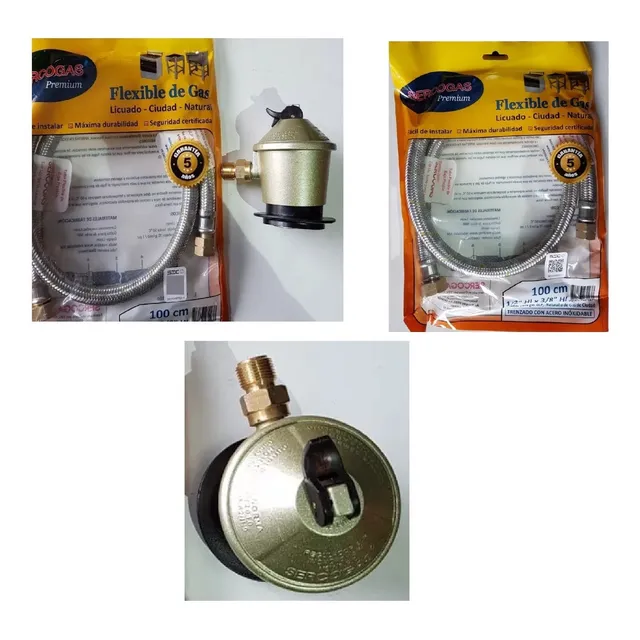 Regulador Gas Para Cilindros  5, 11 Y 15 Kilos (certificado)