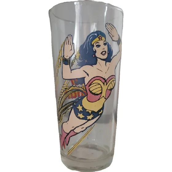 Vaso Dc Wonder Woman Colección Pepsi' 78 Usa