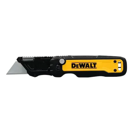 Cuchillo Cartonero Plegable De Hojas Fija Dewalt Dwht10991 Negro