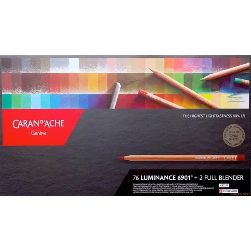 Lapices De Color Caran D´ache Luminance 76 Lapices 