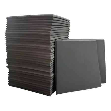 Kit 150 Espuma Acústica 50x50x2 Antichamas Isolamento Cinza-escuro