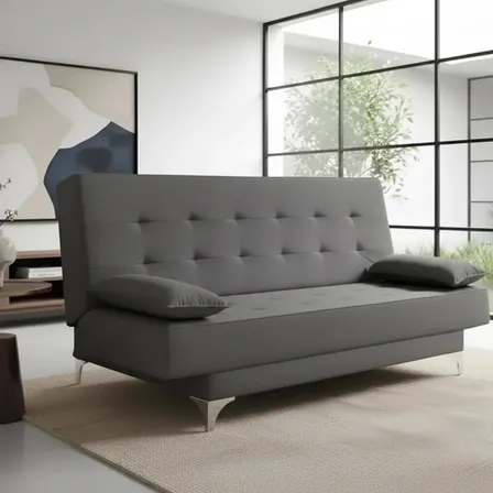Sofá Cama Reclinável 3 Lugares Moderno Casal Cores Maverick