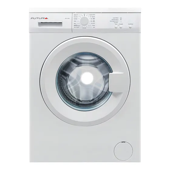 Lavarropas 8kg Carga Frontal Futura Color Blanco