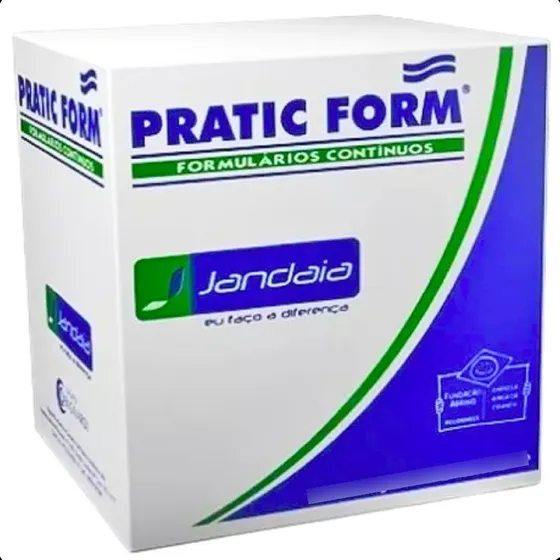 Formulário Contínuo 2 Vias 240x280mm 1500 Folhas