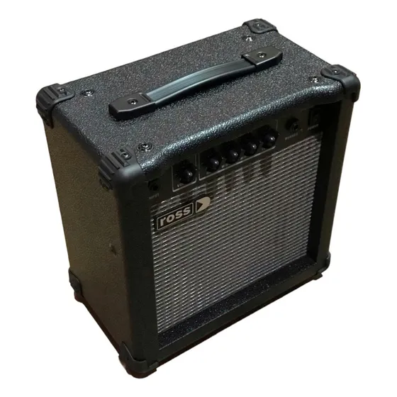 Amplificador Ross B15 Para Bajo De 15w Color Negro C
