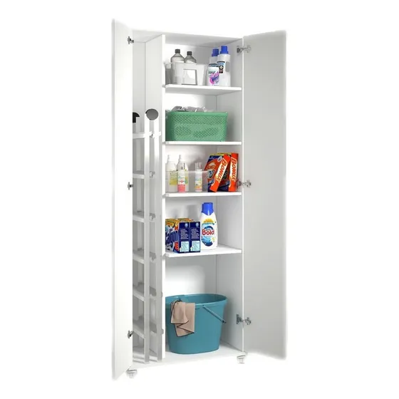 Armário multiuso AJL para áreas externas porta produtos de limpeza