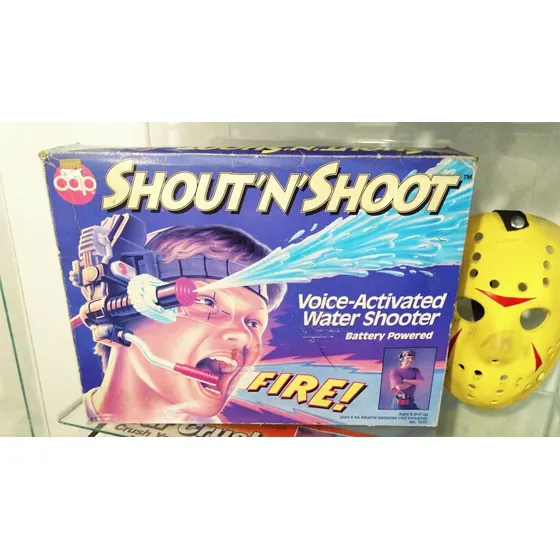 Shout And Shoot Pistola De Agua Por Voz Vintage Retro