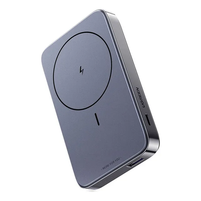Cargador Portatil Ugreen 20w Magsafe 10,000mah Para iPhone Color Gris