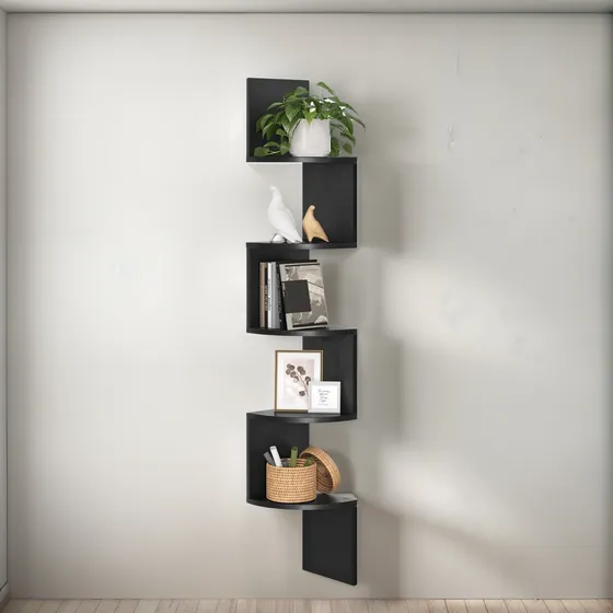5 Repisas Esquinera Flotantes Moderna Minimalista Muebles 