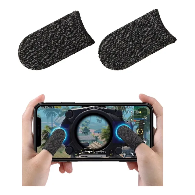 Dedales Gamer Guantes Fundas Sin Dedos Mando Para Celular