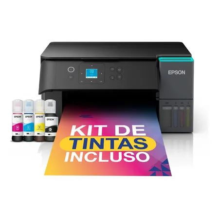 Impressora Multifuncional L4360 Wi-fi Ecotank Epson Preto 127/220v