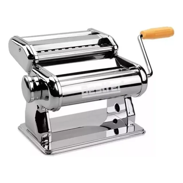 Máquina Fazer Macarrão 3 Tipos De Massa + 2 Lâminas De Corte