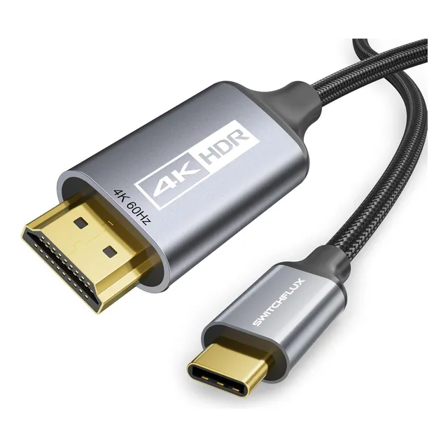 Adaptador Usb C A  Hdmi Thunderbolt 3 4k Certificado