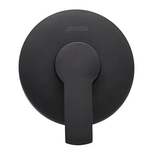 Grifo Mezclador Monocontrol Para Ducha Arezzo Negro Stretto