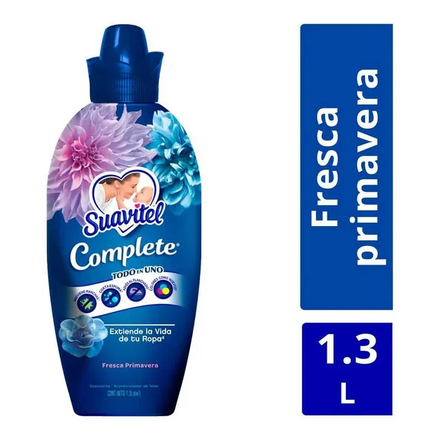 Suavizante de Telas Suavitel Complete Fresca Primavera 1.3L
