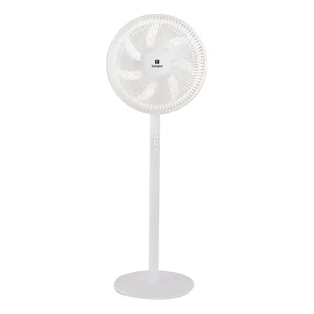 Ventilador De Coluna 45w 7 Pás 3 Velocidades Silencioso 36 Cm 50 Hz/60 Hz Branco 220v Plástico 7