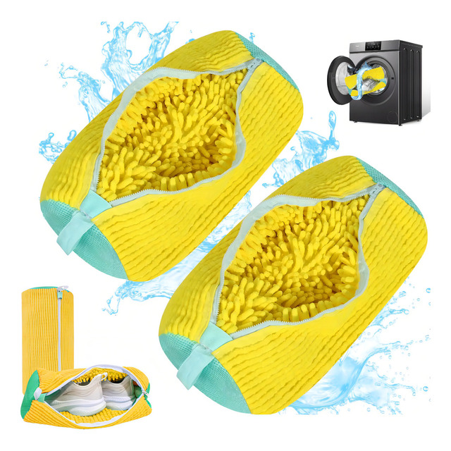 Saco De Lavagem Magico Tenis Sapatos Para Máquina De Lavar Deixa O Tenis Limpo Cor Sortida...