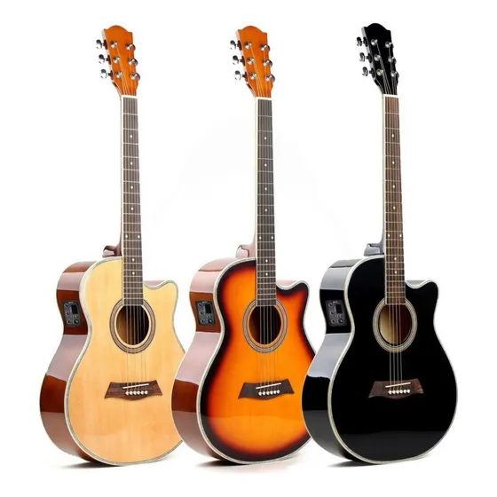 Guitarra Electro Acústica G-shelter + Funda + Afinador Eq 3 Color Natural Material Del Diapasón Ébano Orientación De La Mano Diestro