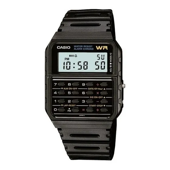 Reloj Casio De Calculadora Ca53 Resistente Al Agua