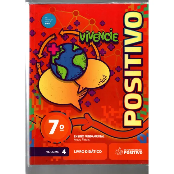 Livro Sistema Positivo De Ensino, 7o Ano, Vivencie, Volume 4, Ensino Fundamental,  Apenas Livro Didático