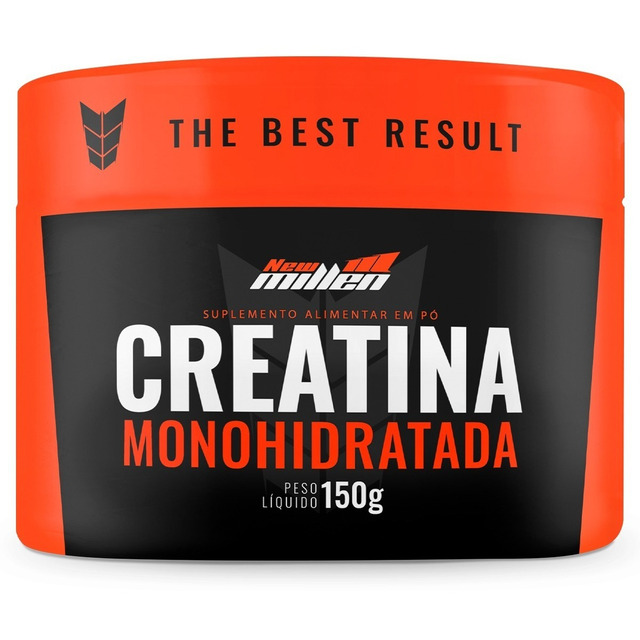 Creatina Monohidratada 150g - New Millen Sabor Sem Sabor Creatina Monohidratada 150g - New Millen Sabor Sem Sabor