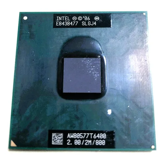 Procesador  Intel Core 2 Duo T6400 2,00 Ghz 2m 800 Mhz Slgj4