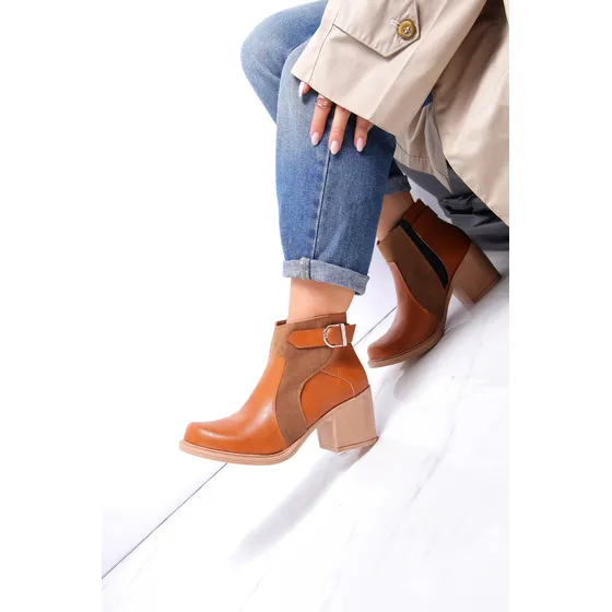 Botas Mujer Zapatos Botinetas Botitas Texanas Cuero Pu  