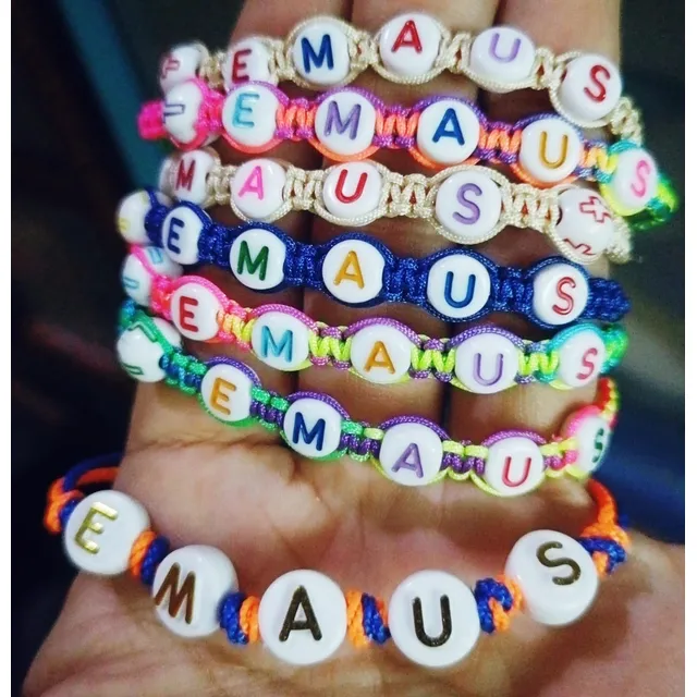  Pulseras Emaus, Recuerditos Samuel, Serafín, Bautizos,
