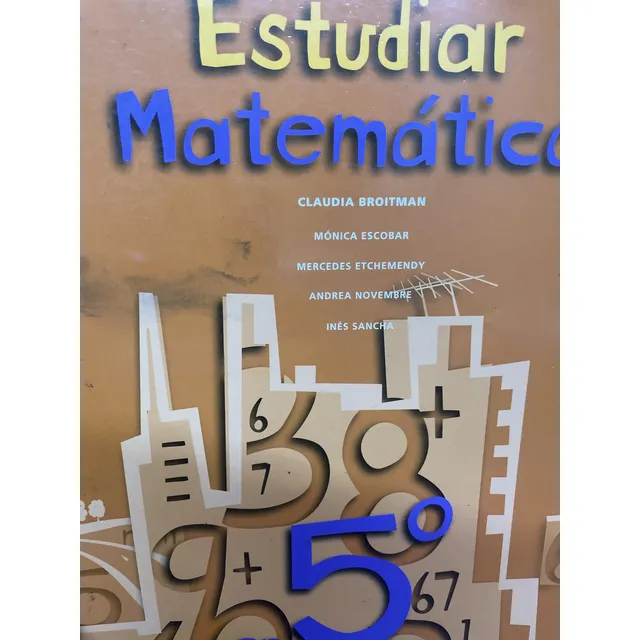 Estudiar Matemática 5 ,santillana