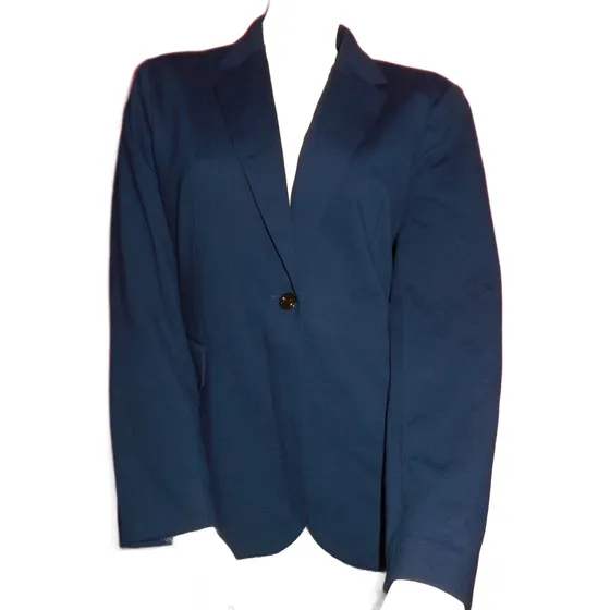 Blazer Azul Cacharel Xl Mujer