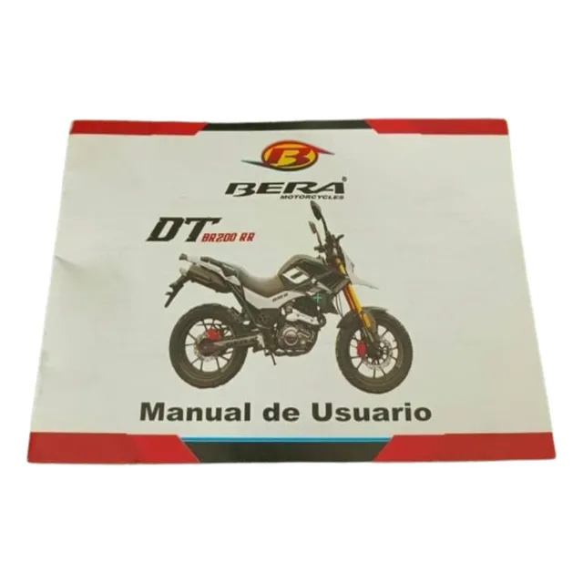 Manual De Usuario De Moto Dt-200 Rr De Bera