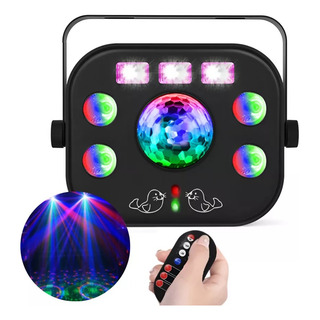 Canhão 5 Em 1 Mult Raio Strobo Led Rgbw Laser Luz Uv Dmx Dj Canhão 5 Em 1 Mult Raio Strobo Led Rgbw Laser Luz Uv Dmx Dj