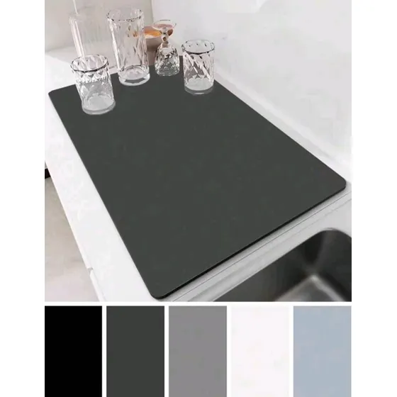 Alfombrilla Absorbente Para Cocina Escurrir Platos Multiusos