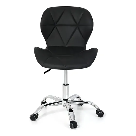 Cadeira Charles Eiffel Office Slim Base Giratória A Melhor! Cor Da Estrutura Da Cadeira Preta