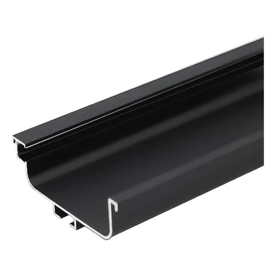 Perfil Gola En  C  Negro Para Cinta Led Marca Bari