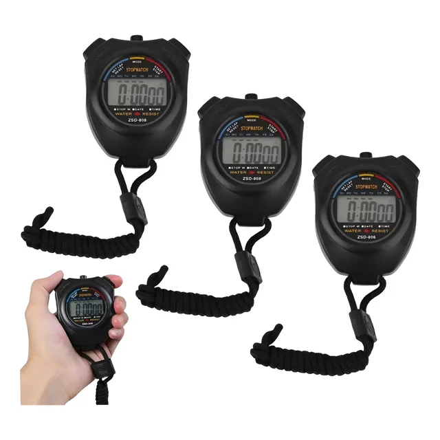 Pack X3 Cronometro Deportivo Cronometros Digital Profesional