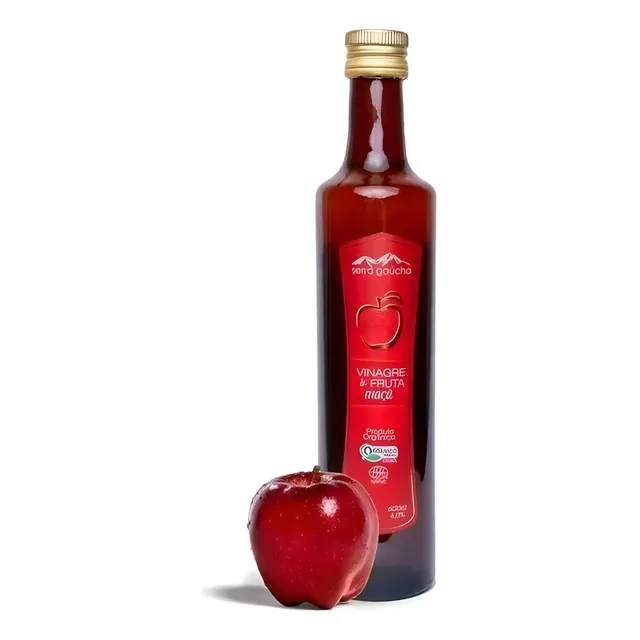 Vinagre De Manzana Organico 500ml 