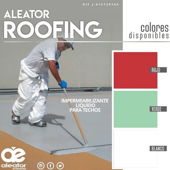 Manto Líquido Para Techos Aleator Roofing 