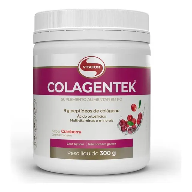 Peptídeos De Colágeno Colagentek Pote 300g 