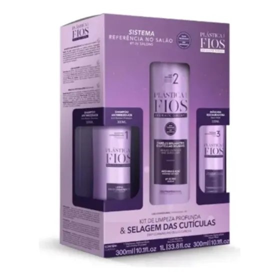Kit Cadiveu Professional Plástica Dos Fios - 3 Produtos 