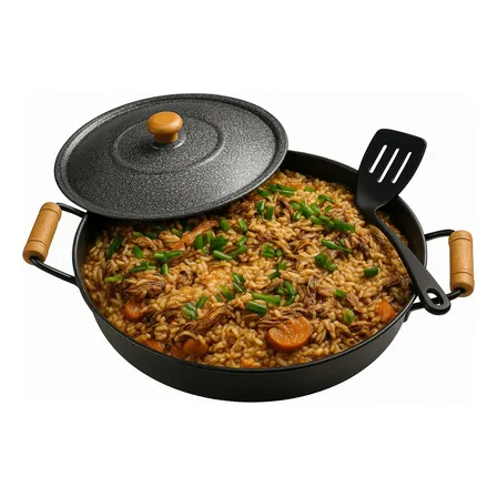 Tachão Grande 50cm Disco Arado Trator Grelhar Carnes + Tampa