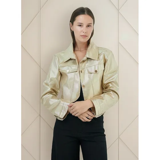 Camperita Chaqueta Visage Metalizada Guk4055 Arizona