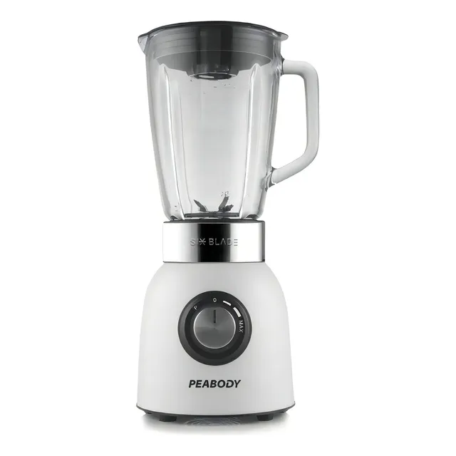 Licuadora De Mesa 1,5l Peabody 800w 2 Velocidades Pica Hielo Color Blanco
