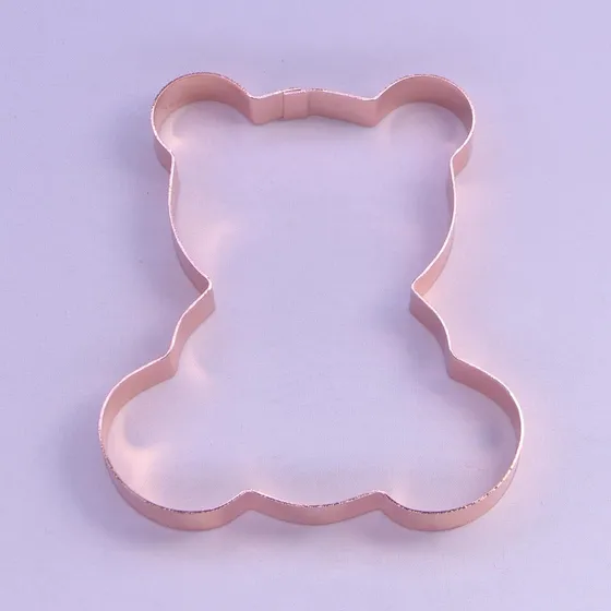 Cortador Pequeño Galleta Oso Peluche 3.4 Cobre